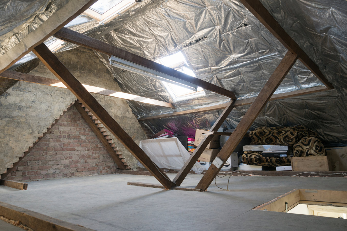 Attic insulation